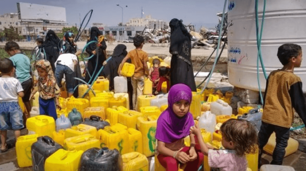 Falta agua Yemen