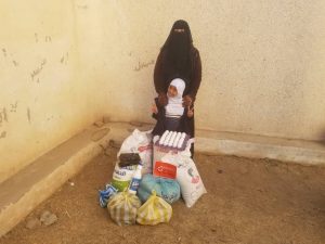 alimentos para familias desplazadas, Yemen