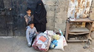 familias alimentadas en Yemen