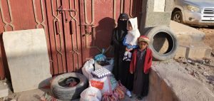 nuevo reparto packs alimentos en Yemen