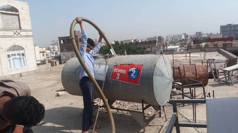 Agua para los colegios en Yemen