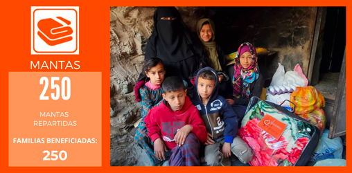 mantas Proyecto Mantas para Yemen, Solidarios sin Fronteras