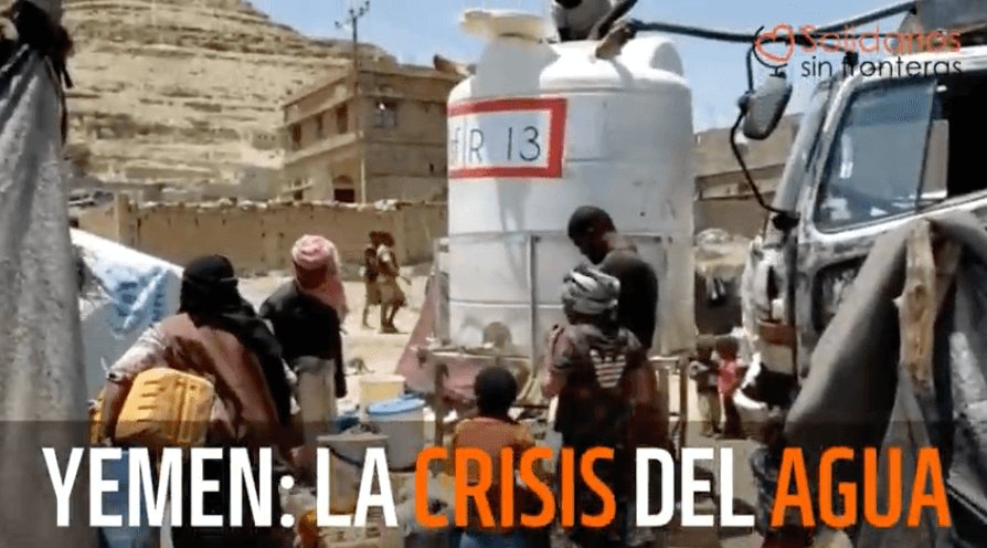 La crisis del agua en Yemen.