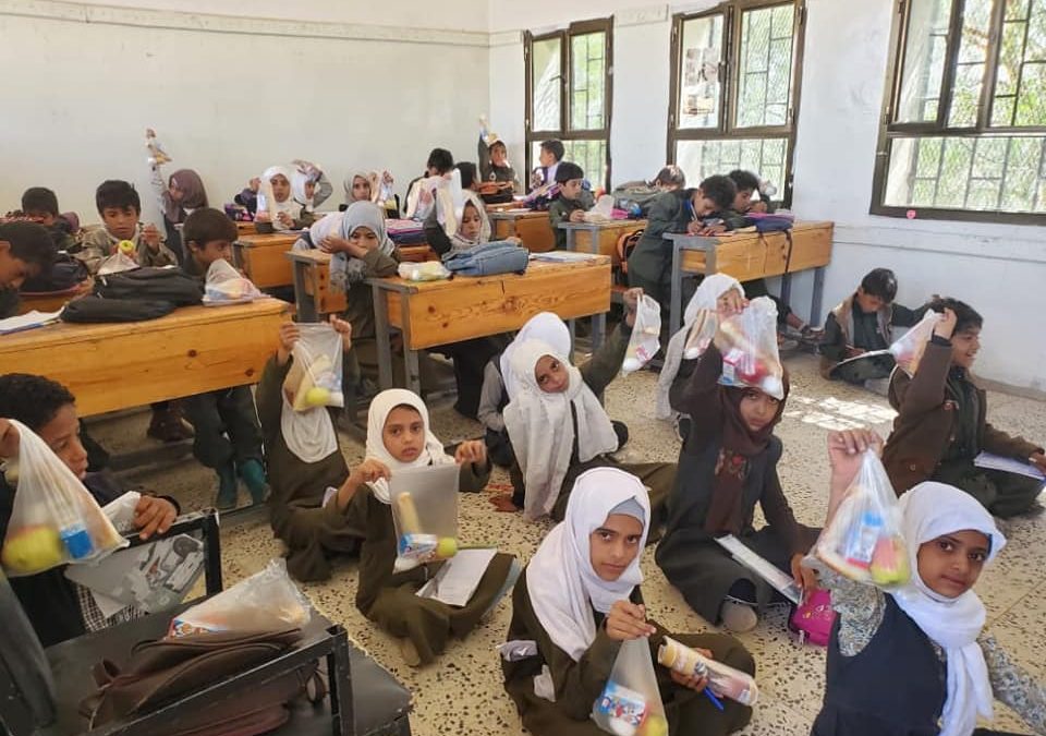 en el cole sin pupitres, Yemen