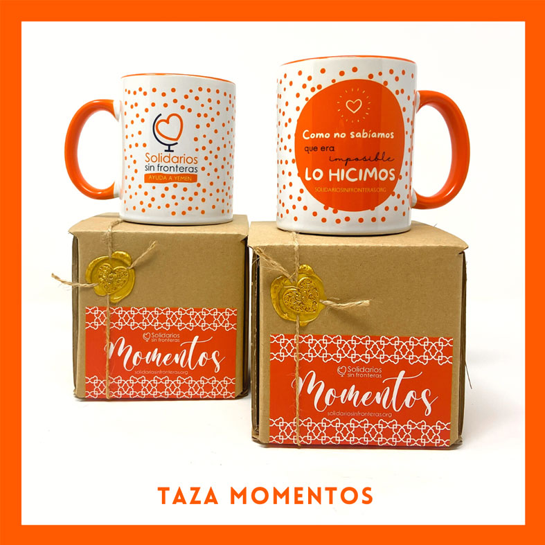 Taza momentos solidaria